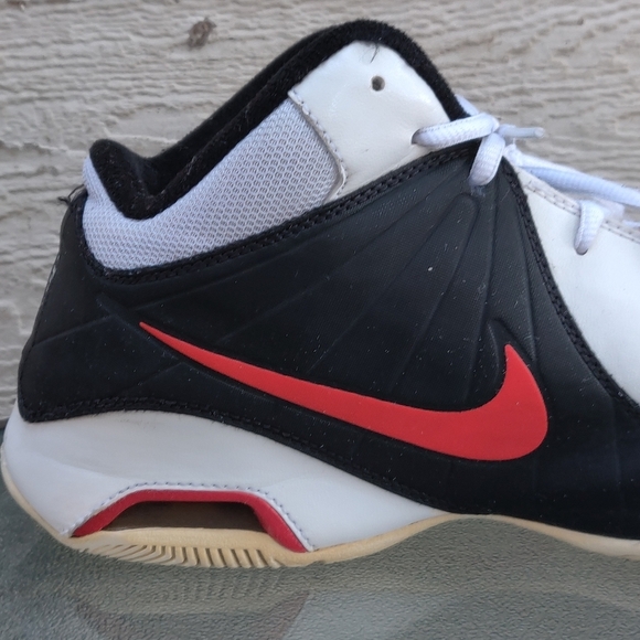 NIKE AIR VISI PRO  BASKETBALL BLACK / WHITE / RED main image 12